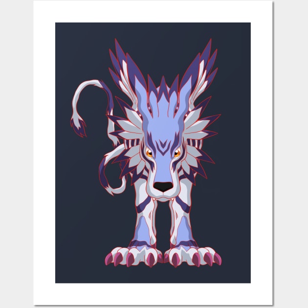 Garurumon Wall Art by MEArtworks